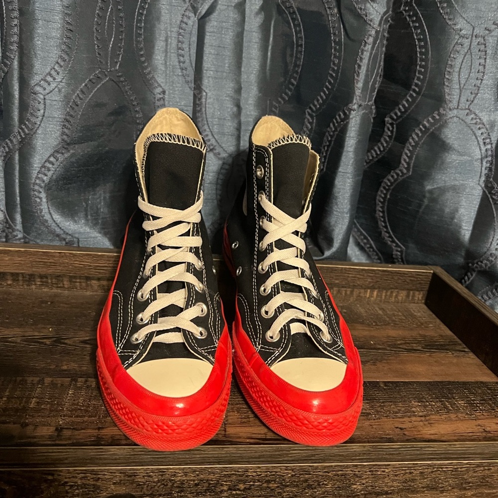 Converse X Comme Des Garcons Play All Star Chuck '70 Hi Red Sole